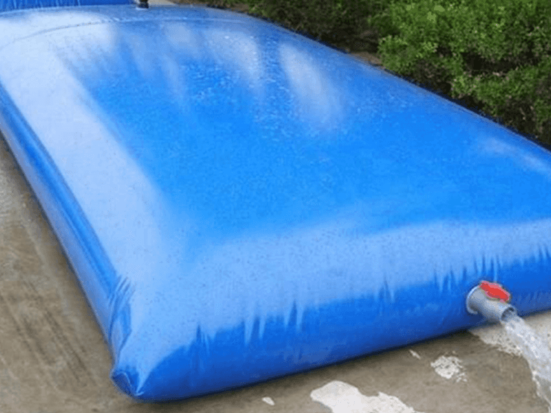 20000L PVC-Kissen-Wassertank, zusammenklappbarer, aufblasbarer Weichwasserspeichertank